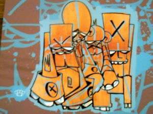 Original Art by DEZ EINSWELL Graffiti Underground Art  