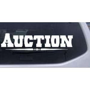  Auction Decal Window Sign Business Car Window Wall Laptop Decal 