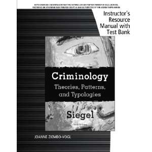  Instructors Resource Manual with Test Bank   Criminology Theories 