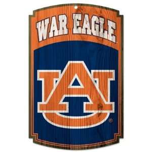   Collegiate Wood Sign   Auburn University War Eagle