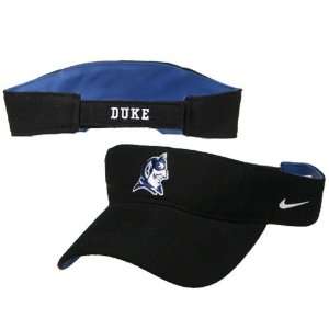  Nike Duke Blue Devils Black Classic Spin Visor