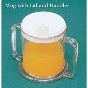  Drinking Mug with Handles & Lid 10 oz Health & Personal 