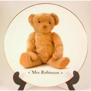 Mrs Robinson plate C & W Ultimate Teddy Bear Plate Collection LE of 