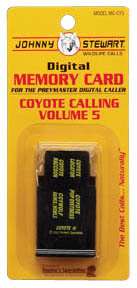   STEWART COYOTE CALLING VOLUME 5 PREYMASTER MEMORY CARD PM 3 & PM 4 NEW