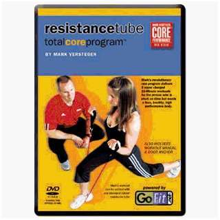 com Core Fitness Total Core Program Resistance Tube DVD With Workout 
