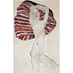  Act Against Coloured Material Egon Schiele. 23.00 inches 