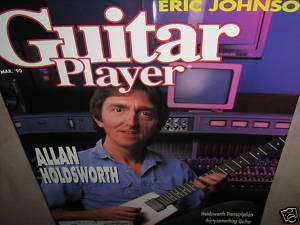 GUITAR PLAYER MAGAZINE Mar. 90 1990 Allan Holdsworth  