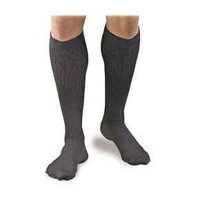 Activa H3461 Mens Microfiber Pinstripe Dress Socks 20 30 mmHg   Size 