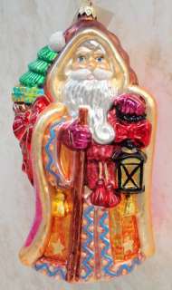 RADKO Gifted Santa ORNAMENT Regal PRESENTS Gifts 994950  