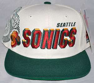 Seattle Supersonics NBA 90s Retro Vintage Snapback Hat  