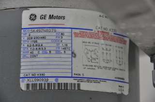 GE 2 HP AC GENERAL ELECTRIC MOTOR ~ MADE IN THE USA  