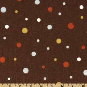  54 Wide Premier Prints Mud Dots Village Brown Fabric By 