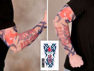 BOSTON RED SOX OFFICIAL ADULT FAKE ARM TATTOO SLEEVE  