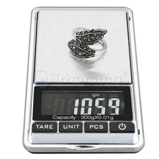 300g x 0.01g Gram Pocket Jewelry Digital Scale Balance  
