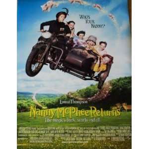  Nanny Mcphee Movie Poster Double Sided Original 27x40 