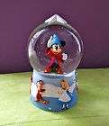  mickey mouse fantasia sorcerer snowglobe expedited 