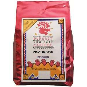   Low Acid Mocha Java Flavored Coffee Grind Drip Grind, 5 Pound Bags