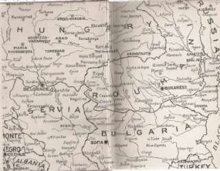   REED WW1 WAR REPORT SERBIA RUSSIA TURKEY GREECE ROMANIA BULGARIA MAPS