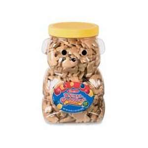  Bear Cookie Jar,w/ Animal Crackers,Re usable Container 