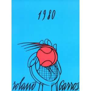  Roland Garros by Valerio Adami, 23x30