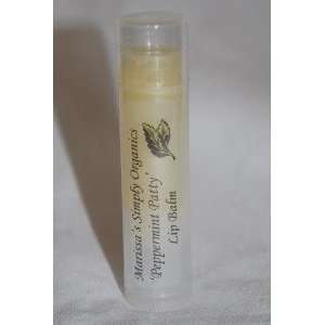  All Natural Peppermint Patty Organic Lip Balm with Cocoa 