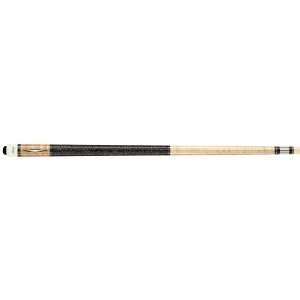 Lucasi Natural Birds Eye Maple Cue with Imitation Bone Inlays L D2 