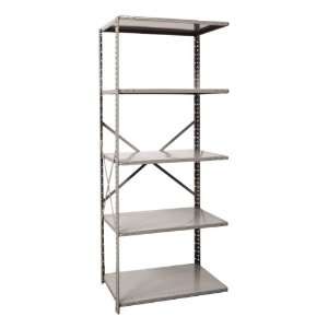 Extra Heavy Duty Open Shelving Adder Unit with 5 Shelves 48 W x 18 D 
