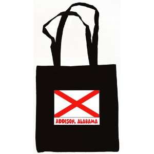 Addison Alabama Souvenir Tote Bag Black 
