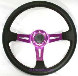 Drift Steering wheel 350mm Purple RSX 240sx 350z WRX Si  