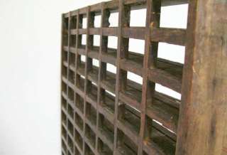 Old Wooden Floor Grate For Cold Air Return  