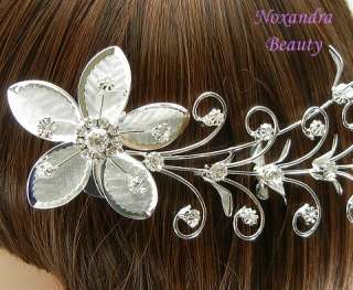 170mm Bridal Crystal Rhinestone Hair Pin Comb P3653  