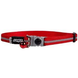 Rogz Catz AlleyCat Safeloc Adjustable Cat Collar   Red (Quantity of 4)