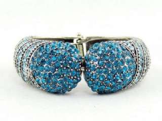 Swarovski Crystal Aqua Blue Indicolite Persian Bracelet  