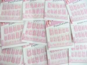 Silver Grey 3D Nail Art Stickers/Decals Manicure 0YY  