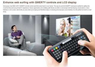 NWT SAMSUNG Smart 3D TV Qwerty Remote Control* RMC QTD1  