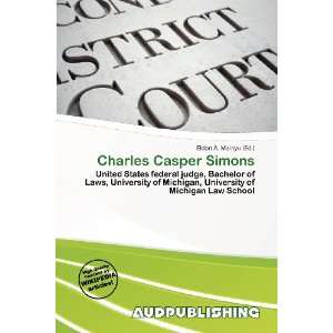    Charles Casper Simons (9786200971654) Eldon A. Mainyu Books