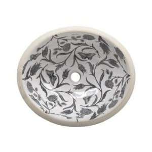 com Kohler K 14218 BT 0 White Caxton Botanical Study Design on Caxton 