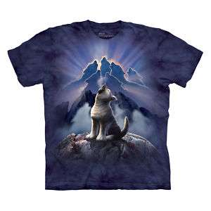 WOLF LEADER OF THE PACK ADULT T SHIRT THE MOUNTAIN  