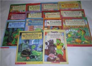 HUGE set of 14 Franklin picture books by Paulette Bourgeois  