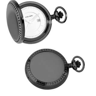 Colibri Pocket Watch Gunmetal with Chain PWQ096813Z