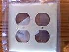 10pk GE 77102 plate two gang for duplex receptacle Electrical Item 