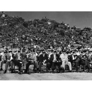  AEC Chairman Gordon Dean Waiting to Observe Underground A 