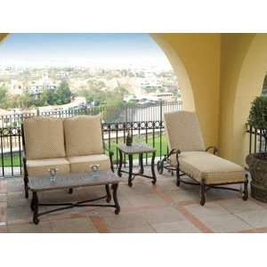  Landgrave Villa Cast Aluminum Cushion Patio Lounge Set 