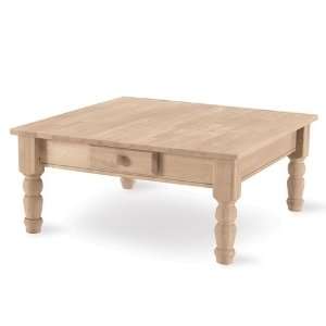  Whitewood Square coffee table with drawer  Occasional 