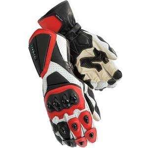  Cortech Latigo RR Gloves   Medium/White/Red Automotive