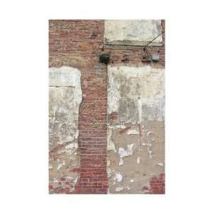  Brick Wall and White Paint Giclee Poster Print by Erin 