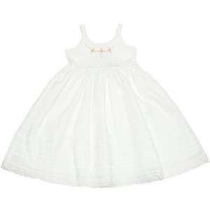  Victoria Kids   Batiste New Silk Roses Dress   White Baby