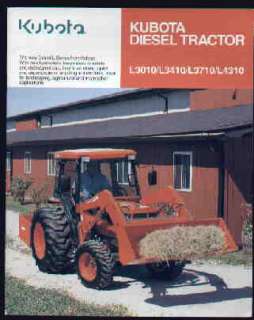 Kubota L3010 3410 3710 4310 Diesel Tractor Brochure 99  