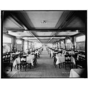 Dining room of the Inn,Charlevoix the Beautiful 