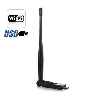 Wireless USB Adapter WiFi Modem + Router Transmitter with Antenna 